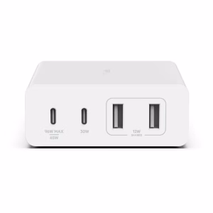 Belkin BoostCharge Pro 108W USB-C (PD 3.0) 4-Port GaN Wall Charger - White (WCH010auWH)