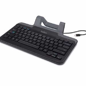 Belkin Wired Tablet Keyboard with Stand with USB-C Connector - Black (B2B191)