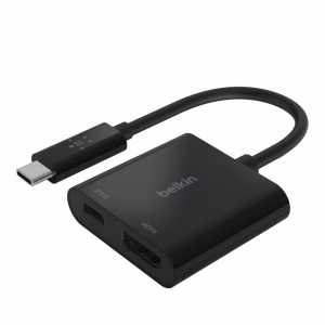 Belkin USB-C to HDMI + Charge Adapter - Black (AVC002btBK)