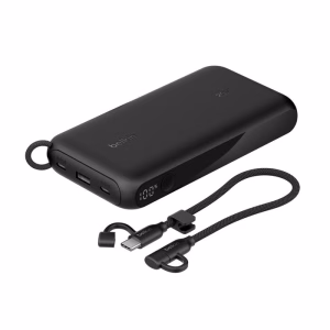 Belkin BoostCharger Powerbank 20k with Display + USB-C to USB-C Cable 60W(15CM) - Black (BPB028fqBK)