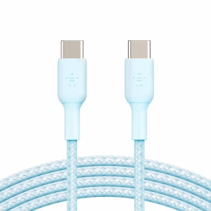 Belkin BoostCharge Braided USB-C to USB-C Cable (1m)- Blue (CAB004bt1MBL)
