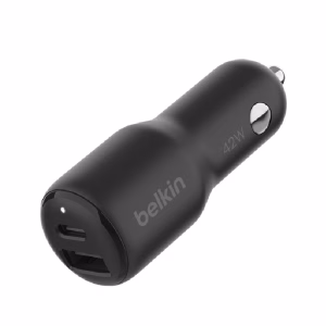 Belkin BoostCharge Dual Car Charger 42W - Black (CCB005BTBK)