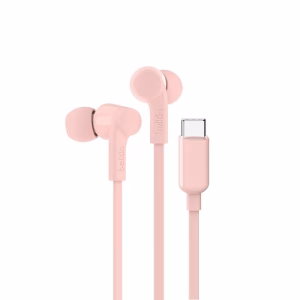 Belkin SoundForm USB-C Wired Headphones With Adjustable Volume Limiter-Pink (G3H0002fqPKV2)