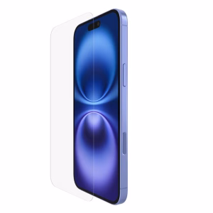 Belkin ScreenForce TemperedGlass Treated Screen Protector for iPhone 16 Plus/iPhone 15 Plus/iPhone 14 Pro Max - Clear (OVA136zz)