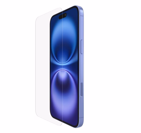 Belkin ScreenForce TemperedGlass Treated Screen Protector for iPhone 16 Plus/iPhone 15 Plus/iPhone 14 Pro Max - Clear (OVA136zz)