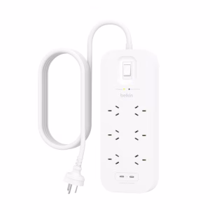Belkin SurgePro 6-Outlet Surge Protector with Dual USB-C 30W - (SRB006AU2M)