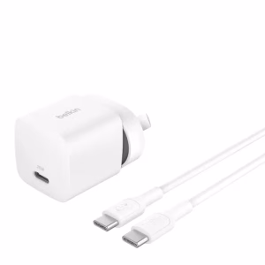 Belkin BoostCharge 25W USB-C Cubic Wall Charger - White