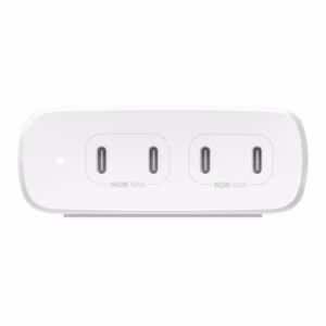 Belkin BoostCharge Pro 200W USB-C (PD 3.0) 4-Port GaN Wall Charger - White (WCH015AUWH)