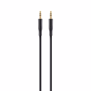 Belkin 3.5mm Gold-Plated AUX Cable (2M) - Black (F3Y117bt2M)