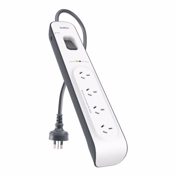 Belkin SurgeMaster 4-Outlet Surge Protection Strip With Power Cord (2M) - (BSV400au2M)