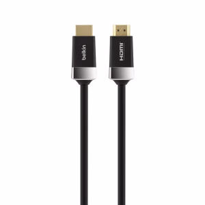 Belkin Advanced Series High Speed w/Ethernet HDMI Cable 4K/Ultra HD Compatible (2M) - Black(AV10050bt2M)