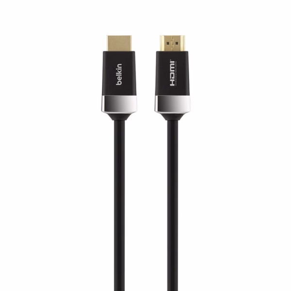 Belkin Advanced Series High Speed w/Ethernet HDMI Cable 4K/Ultra HD Compatible (2M) - Black(AV10050bt2M)
