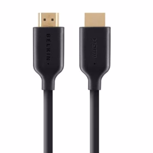Belkin High Speed HDMI Cable With Ethernet 4K/Ultra HD Compatible (1M) - Black (F3Y021bt1M)