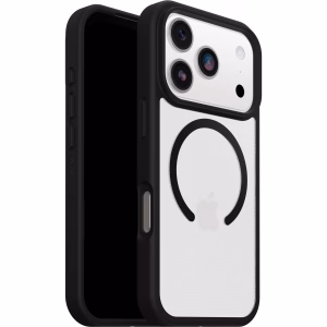 OtterBox React MagSafe Apple iPhone 17 Pro Max (6.9') Case Black Crystal (Clear/Black) - (77-98651)