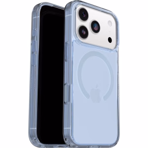 OtterBox Symmetry Clear MagSafe Apple iPhone 17 Pro Case Blue Bliss (Clear) - (77-98849)