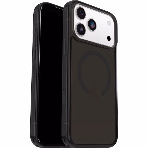 OtterBox Symmetry Clear MagSafe Apple iPhone 17 Pro Max Case Black Mist (Clear / Black) - (77-98876)