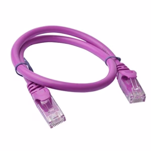 8Ware CAT6 Cable 0.25m Purple Premium RJ45 Ethernet