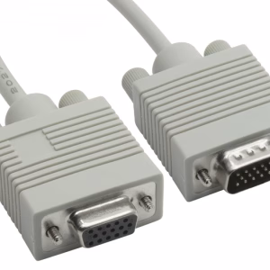 8Ware VGA Extension Cable 3m 15 Pin Male to Female Grey