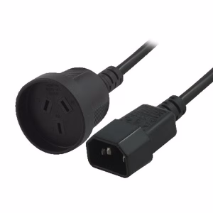 8Ware Power Extension Cable 15cm 3-Pin AU to IEC C14