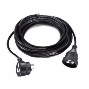8Ware AU Power Cable Extension 3-Pin Male to Female 2m Black