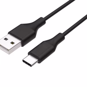 8ware 1m USB-C to USB-A Data Sync Charger Cable Black Braided