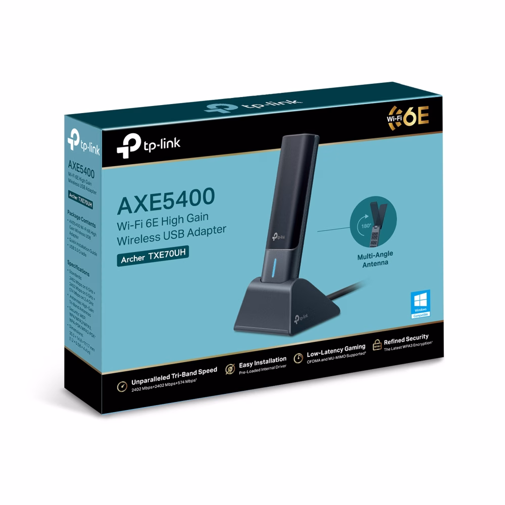 TP-Link Archer TXE70UH AXE5400 Wi-Fi 6E USB Adapter