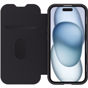 OtterBox React Folio MagSafe iPhone 17e/16e/15/14/13 Black Crystal