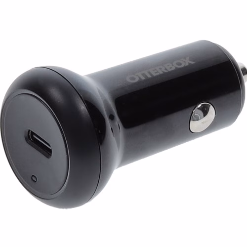 OtterBox 25W USB-C Single Port Fast Car Charger Black