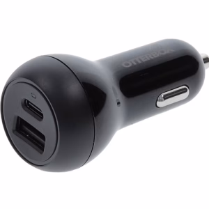 OtterBox 32W Dual Port Car Charger Black