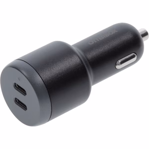 OtterBox 65W Dual Port Fast Car Charger Black