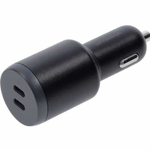 OtterBox 100W Dual Port Fast Car Charger Black