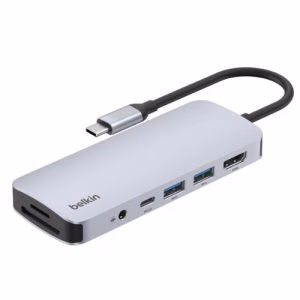 Belkin Connect USB-C 7-in-1 Multiport Hub Space Grey