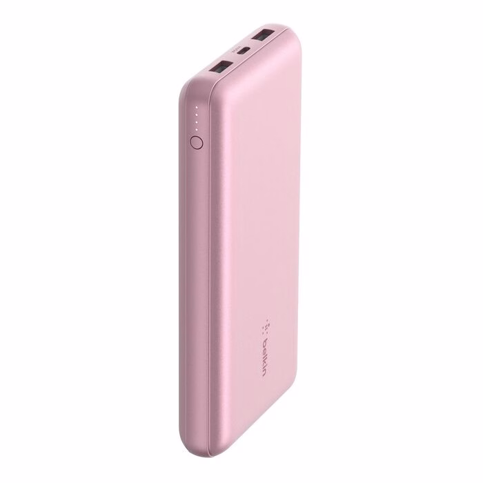 Belkin BoostCharge Power Bank 20K Triple-Port Pink