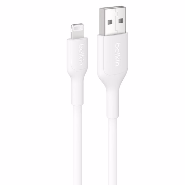 Belkin BoostCharge Lightning to USB-A Cable 2M White