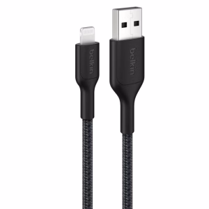 Belkin BoostCharge Pro Braided Lightning to USB-A Cable 2M Black