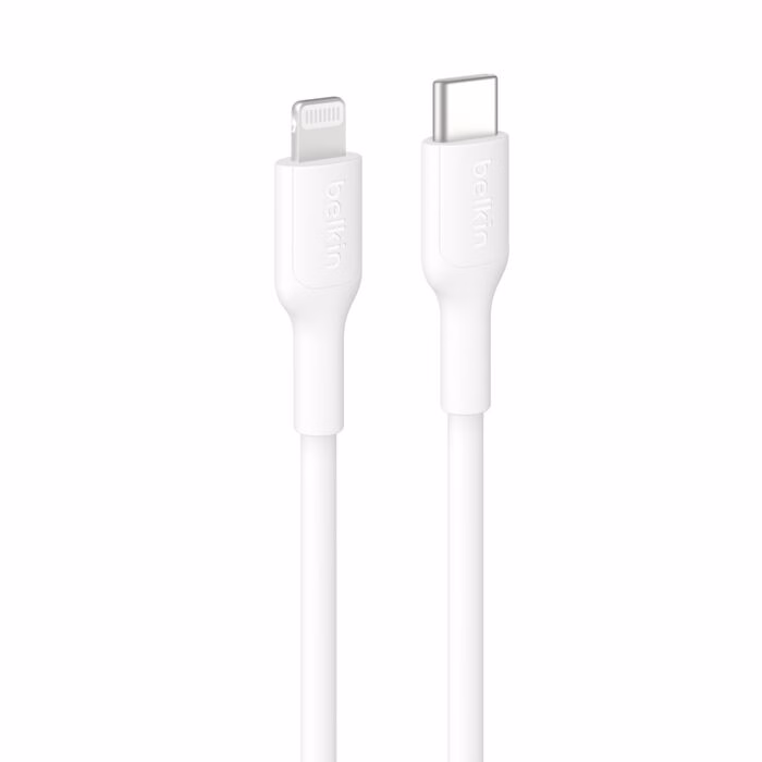 Belkin BoostCharge Lightning to USB-C Cable 1M White