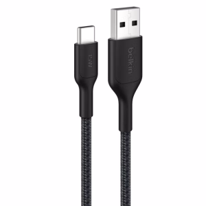 Belkin BoostCharge Pro Braided USB-C to USB-A Cable 2M Black