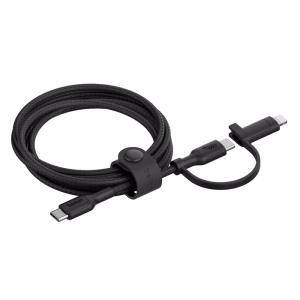 Belkin BoostCharge Pro 2-in-1 USB-C to Lightning 1.5M Black