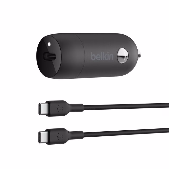 Belkin BoostCharge 30W USB-C Car Charger Black
