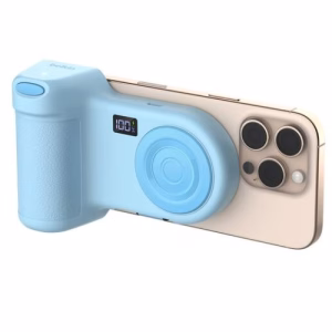 Belkin Stage PowerGrip Magnetic Charging Camera Grip 9.3k mAh Blue