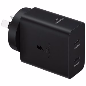 Samsung 50W Duo Power Adapter with USB-C Cable 1.8M Black