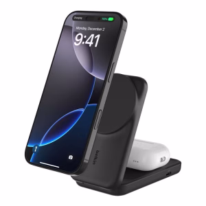 Belkin UltraCharge 2-in-1 Foldable Magnetic Wireless Black