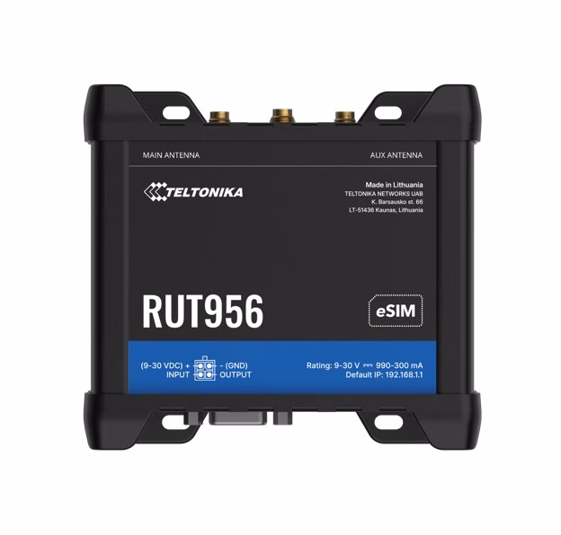 Teltonika RUT956 Industrial Cellular Router eSIM