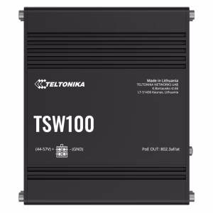 Teltonika TSW100 Industrial POE+ Ethernet Switch