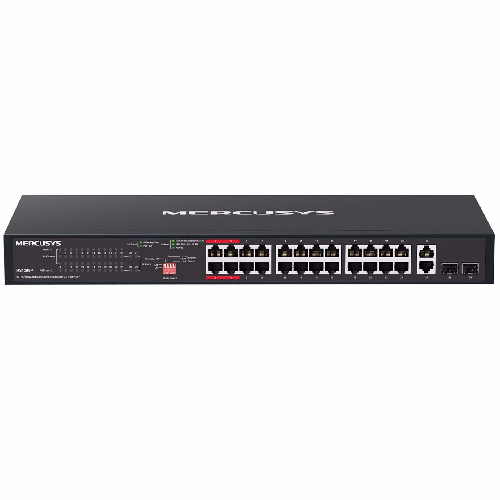 Mercusys MS128GP 28-Port Gigabit Rackmount Switch PoE+