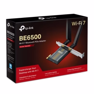 TP-Link Archer TBE400E BE6500 Wi-Fi 7 PCIe Adapter