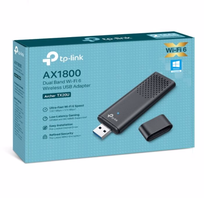 TP-Link Archer TX20U AX1800 Wi-Fi 6 USB Adapter