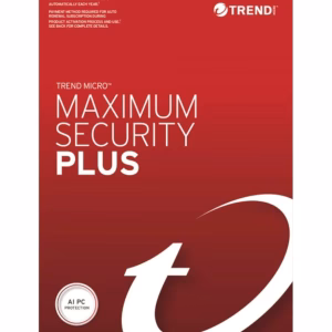Trend Micro Maximum Security Plus 3 Devices 1 Year