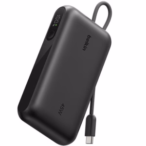 Belkin UltraCharge 10K mAh Power Bank with USB-C Cable Black