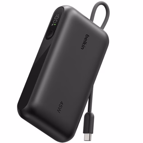 Belkin UltraCharge 10K mAh Power Bank with USB-C Cable Black